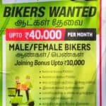 Tata BigBasket Jobs 2024 - Bike Delivery Drivers Job in Coimbatore