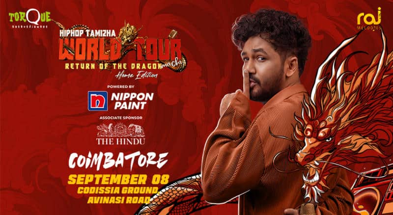 HIPHOP TAMIZHA'S - RETURN OF THE DRAGON MACHI (HOME EDITION) - LIVE IN COIMBATORE